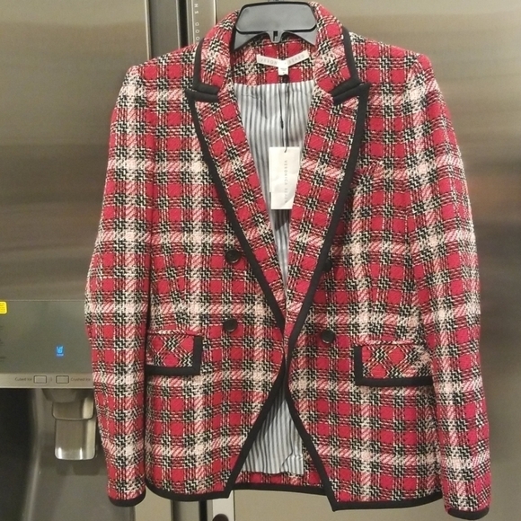 💕VERONICA BEARD💕 Tweed Harriet Cutaway Blazer - Picture 7 of 8